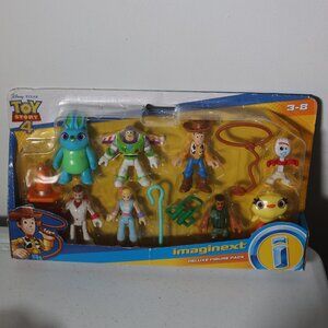 Imaginext Disney Pixar Toy Story 4 Deluxe 8 Figure Pack 2019 NIP NEW